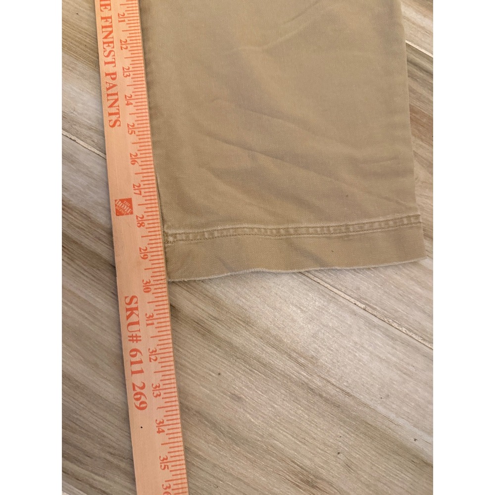 Vintage Abercrombie & Fitch Mens Khaki Cargo Pants 34R Relaxed Cotton Tan - Picture 6 of 6